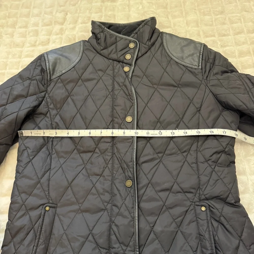 Lauren Ralph Lauren Small Black Quilted Jacket ~ Classic Capsule Casual Everyday